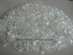 Transparent hot-washed PET flakes - 1
